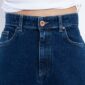 Blaue Damenjeans hoher Bund